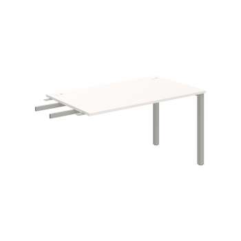 Psací stůl Hobis Uni US 1400 RU - bílá/šedá