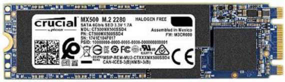 Crucial MX500, M.2 250GB (CT250MX500SSD4)