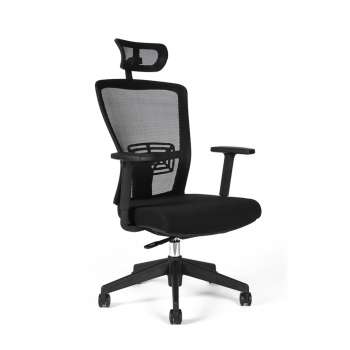 Kancelářská židle Themis Exclusive, SY - synchro, černá/černá