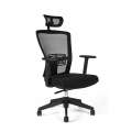 Kancelářská židle Themis Exclusive, SY - synchro, černá/černá