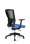 Kancelářská židle Themis Clasic, SY - synchro, černá/modrá