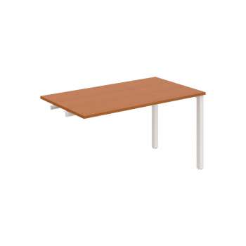 Jednací stůl Hobis Uni UJ 1400 R - třešeň/bílá, podélné řetězení