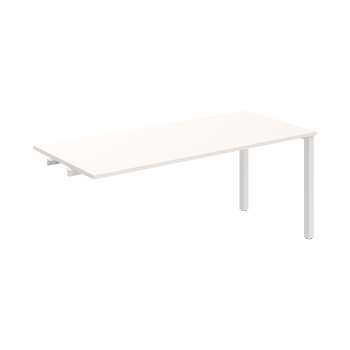 Jednací stůl Hobis Uni UJ 1800 R - bílá/bílá, podélné řetězení