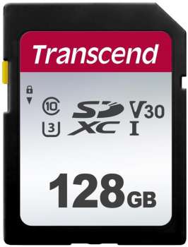 Transcend SDXC 300S 128GB 95MB/s UHS-I U3