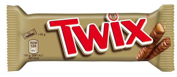 Čokoládová tyčinka Twix - 50 g