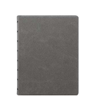 Zápisník Filofax Notebook Architexture - A5,  linkovaný, šedý