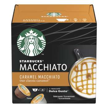 Kávové kapsle Starbucks - Caramel macchiato, 12 ks