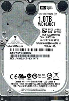 WD AV-25 WD10JUCT 1TB