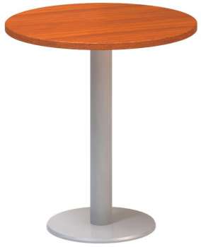 Jednací stůl Alfa 400 - 70 cm, třešeň/stříbrný