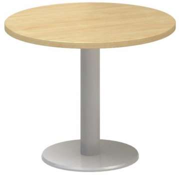 Jednací stůl Alfa 400 - 70 cm, nízký, divoká hruška/stříbrný