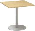 Jednací stůl Alfa 400 - 80 cm, divoká hruška/stříbrný