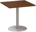 Jednací stůl Alfa 400 - 80 cm, ořech/stříbrný