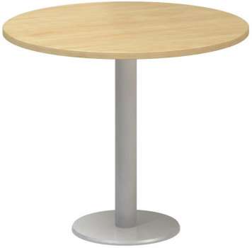 Jednací stůl Alfa 400 - 90 cm, divoká hruška/stříbrný