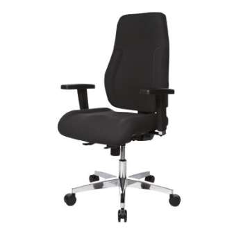 Kancelářská židle Signum, SY - synchro, černá