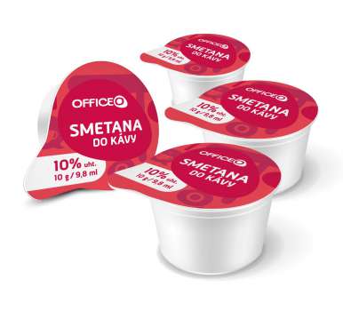 Smetana do kávy OFFICEO - 10% tuku, 240 x 10 g