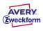 Kulaté etikety Avery Zweckform - fialové, průměr 8 mm, 416 ks