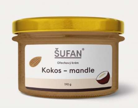 Šufánek Kokosovo-mandlové máslo 190 g