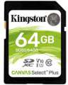 Kingston SDXC Canvas Select Plus 64GB 100MB/s UHS-I