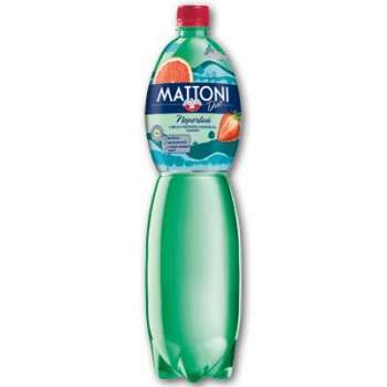 Ochucená minerální voda Mattoni, neperlivá - růžový grep, 6 x 1,5 l,