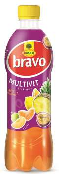 Rauch Bravo ovocný nápoj - multivitamin, 12 x 0,5 l