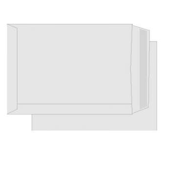 Poštovní tašky C5 - navlhčovací, šedé, 50 ks