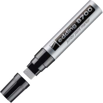 Popisovač lakový edding 8700 Jumbo, stříbrná