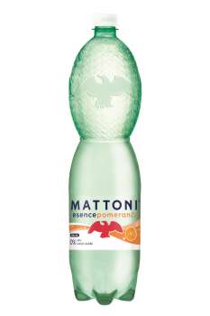 Minerální voda Mattoni Esence - pomeranč, perlivá, 6x 1,5 l