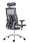 Kancelářská židle Pofit - synchro, tmavě šedá/stříbrná