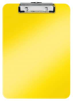Psací podložka s klipem Leitz WOW - A4, žlutá