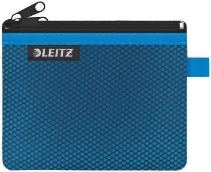 Dvojitá textilní kapsa, Leitz WOW - malá, modrá
