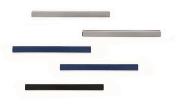 Samolepicí magnetická lišta DURAFIX® - 210 mm, modrá, 5 ks