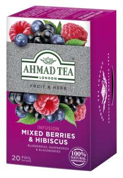 Ovocný čaj Ahmad - lesní plody, 20x 2 g
