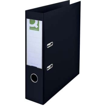 Pákový pořadač Q-Connect - A4, celoplastový, 7,5 cm, černý