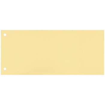 Papírové rozlišovače Q-Connect - 1/3 A4, žluté, 100 ks
