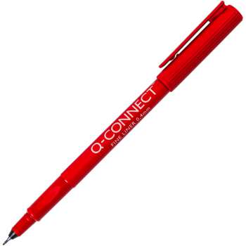 Liner Q-Connect - 0,4 mm, červený