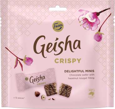Oplatky Geisha Crispy - minis, 120 g