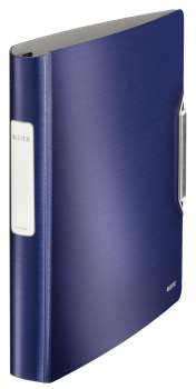 4kroužkový pořadač Leitz Style - A4, šíře hřbetu 5,2 cm, titanově modrý