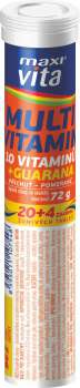 Šumivé vitamíny MaxiVita - multivitamin + guarana, 24 tablet