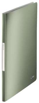 Katalogová kniha Leitz Style - A4, 20 kapes, zelenkavá