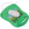Podložka pod myš Q-Connect - gelová, s opěrkou zápěstí, zelená