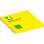 Samolepicí bloček Q-Connect - 76 x 76 mm, neonově žlutý, 80 lístků