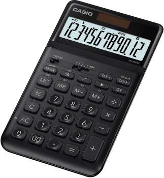 Stolní kalkulačka Casio JW 200 SC BK - 12místný displej, černá
