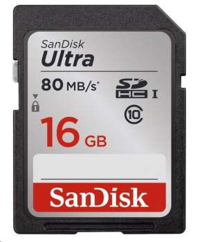 Paměťová karta SanDisk Ultra, SDHC - 16 GB