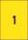 Univerzální etikety Avery Zweckform - žluté, 210 x 297 mm, 100 ks