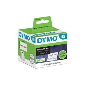 Štítky pro LabelWriter Dymo - 101 x 54 mm, bílá, 220 ks
