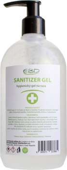 Dezinfekční gel na ruce s dávkovačem EBD Sanitizer gel, 500 ml