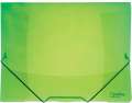 Desky s chlopněmi a gumičkou Opaline - A4, plastové, zelené, 1 ks