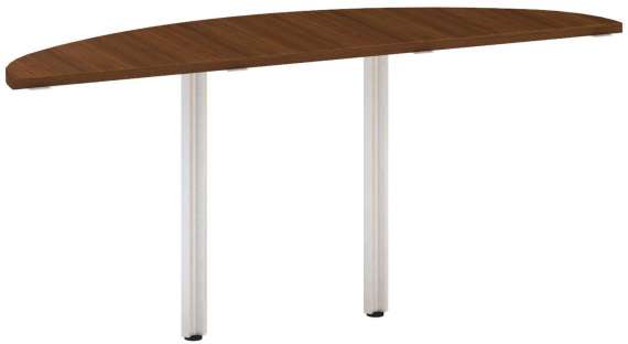 Přídavný stůl Alfa 100 - 162,5 cm, ořech/šedý