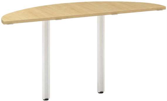 Přídavný stůl Alfa 100 - 142,5 cm, divoká hruška/šedý