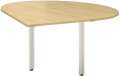 Přídavný stůl Alfa 100 - levý, 120 cm, divoká hruška/šedý